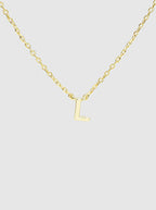 Initial Gold Dipped Necklace