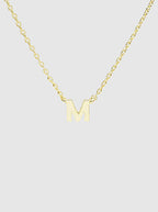 Initial Gold Dipped Necklace