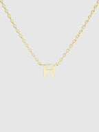 Initial Gold Dipped Necklace
