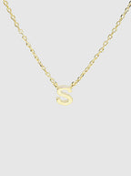 Initial Gold Dipped Necklace