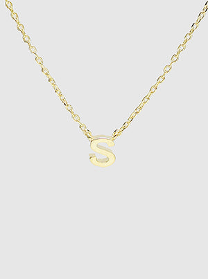 Initial Gold Dipped Necklace