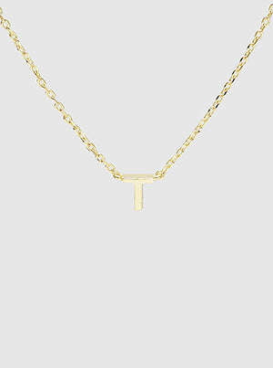 Initial Gold Dipped Necklace