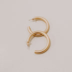 Medium Metal Hoop Earrings