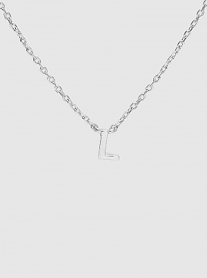 Initial Gold Dipped Necklace