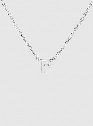 Initial Gold Dipped Necklace